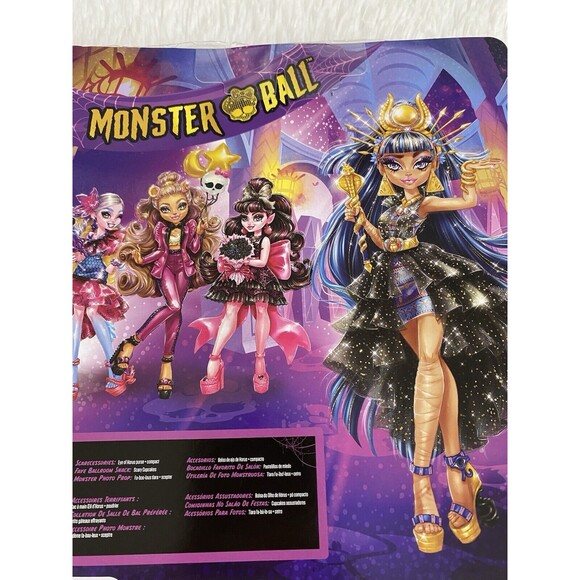 Monster High Doll Cleo De Nile in Monster Ball Party Dress with Accessories - Picture 7 of 11